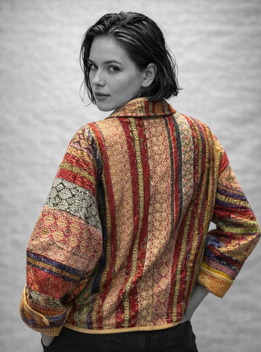 Indy O4 silk kimono In.