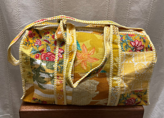 Durgapur O1 yellow duffelbag In.