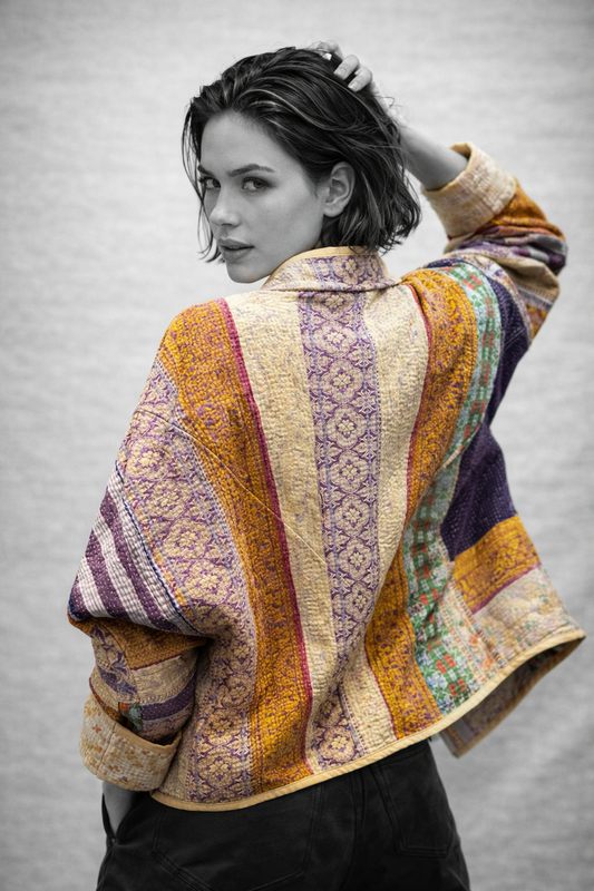 Indy O1 silk kimono In.