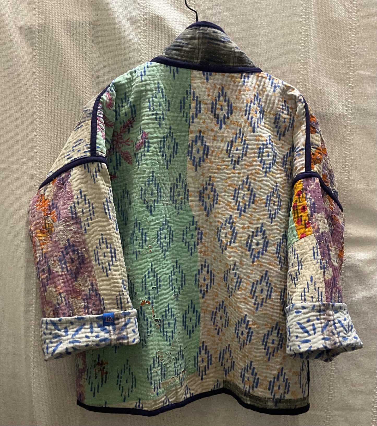 Delhi O13 cotton block print kimono.