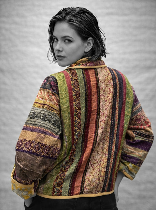 Indy O5 silk kimono In.