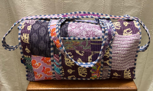 Durgapur O1 purple duffelbag In.