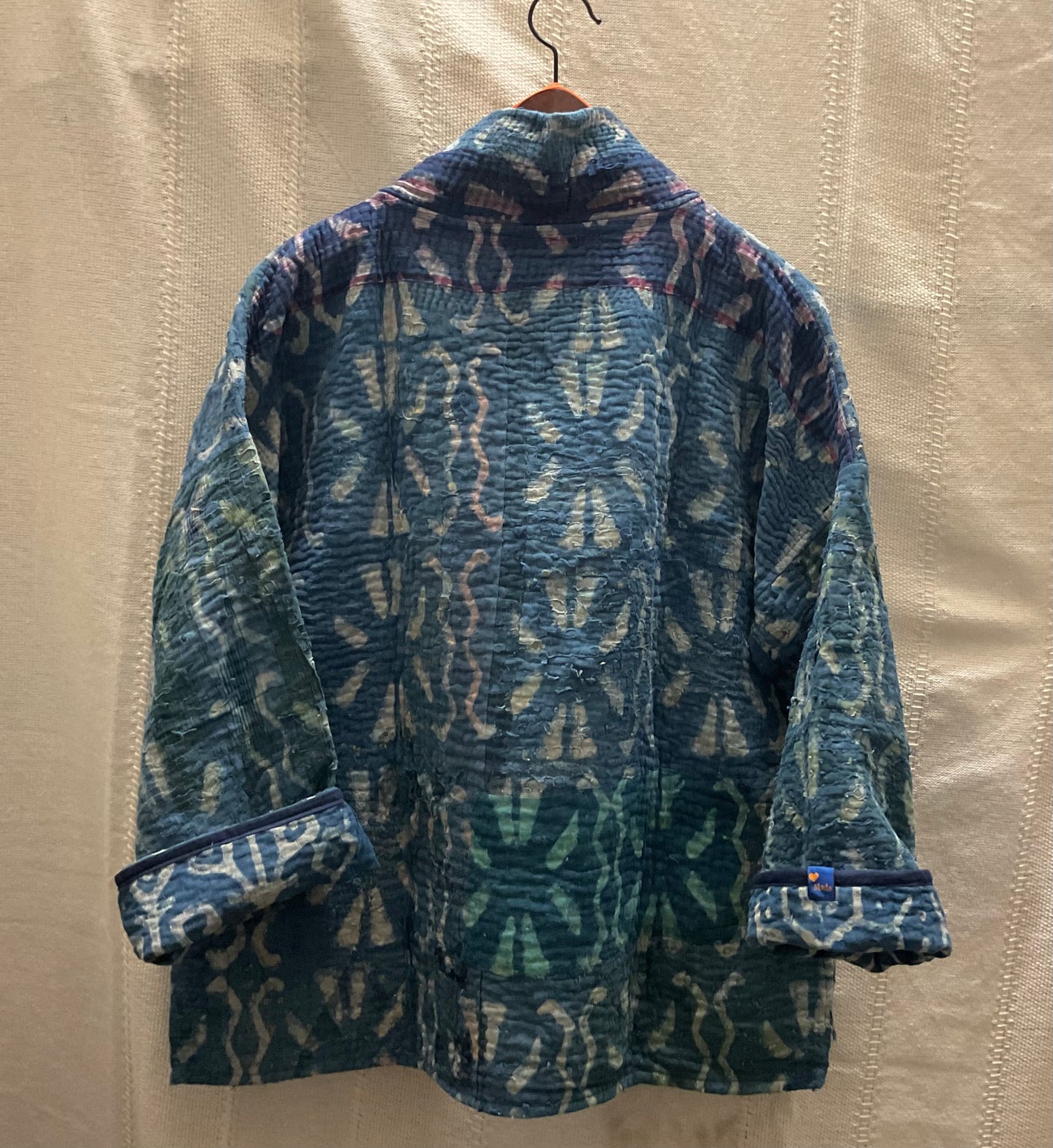 Delhi O10 cotton blockprint kimono In.