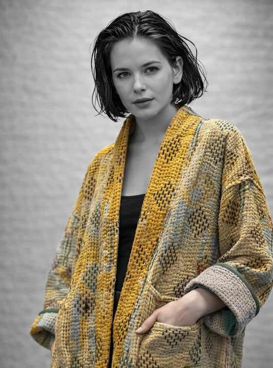 Delhi O3 cotton kimono In.