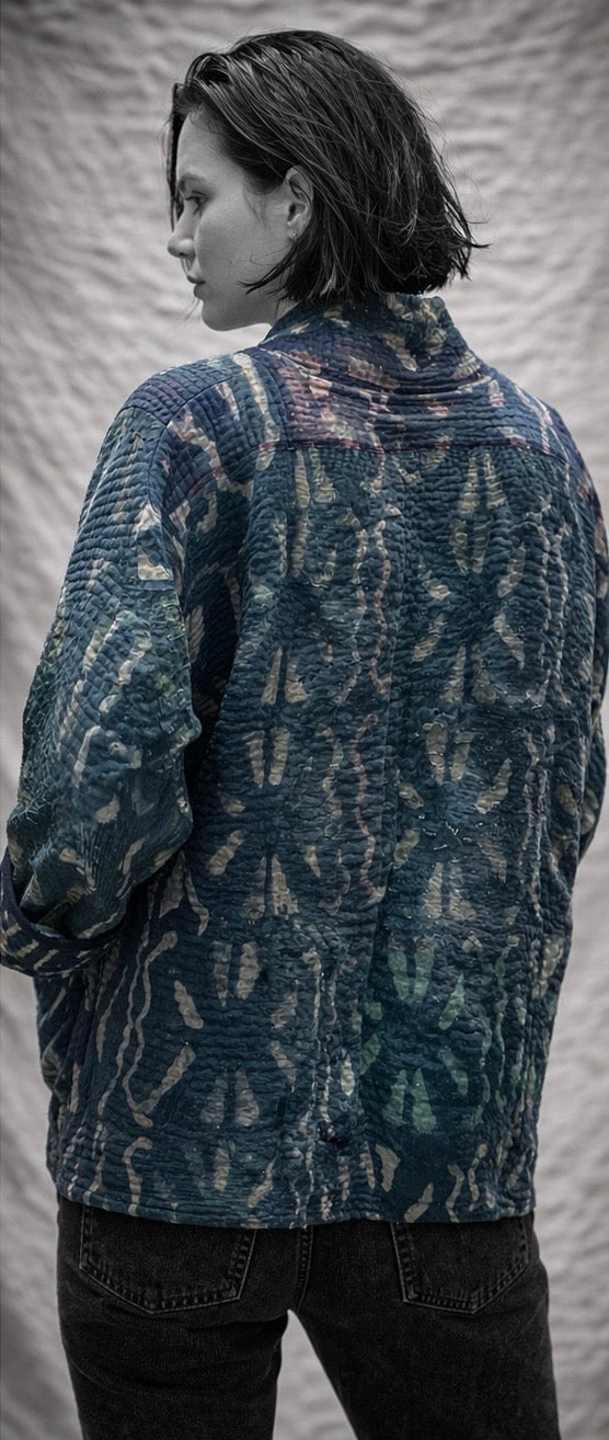 Delhi O10 cotton blockprint kimono In.