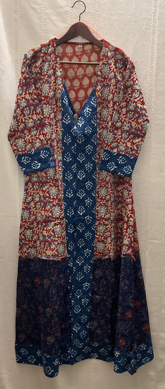 Meerut O7 long kimono dress In.