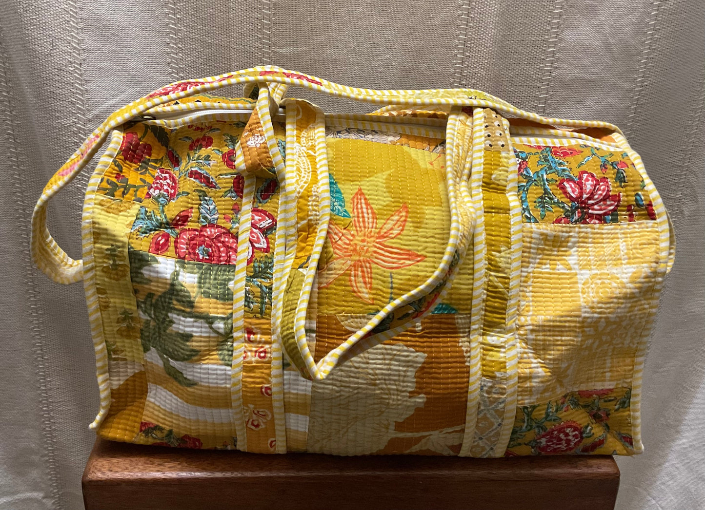 Durgapur O1 yellow duffelbag In.