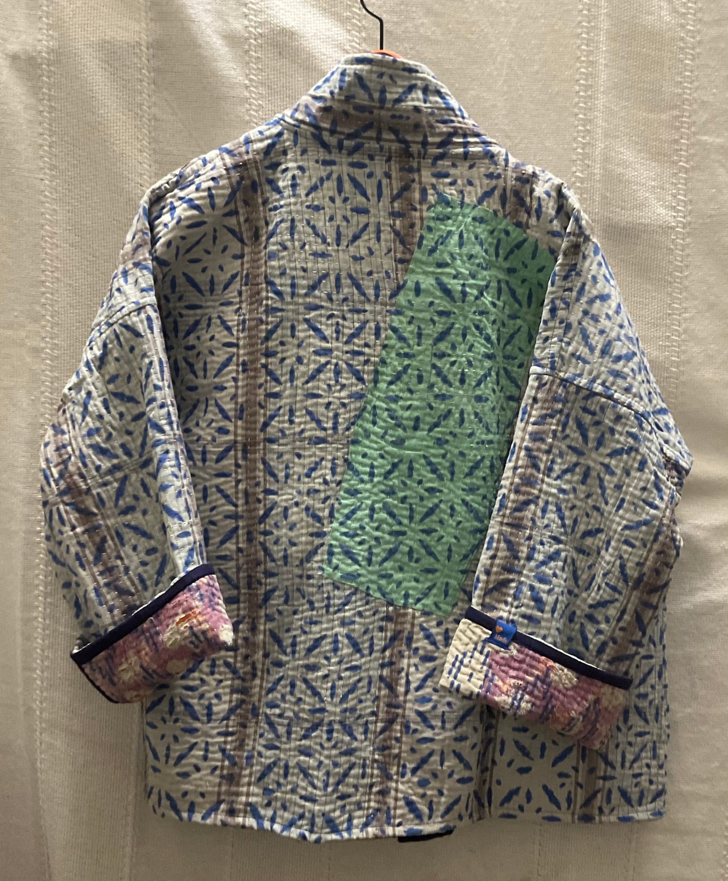Delhi O13 cotton block print kimono.