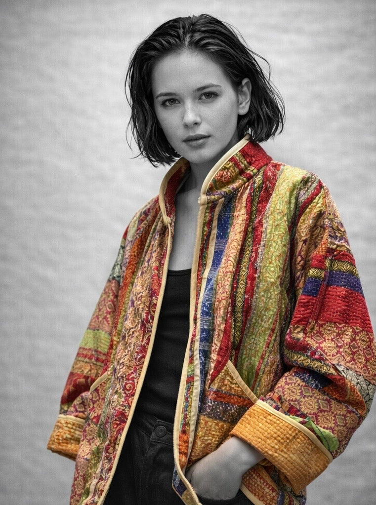 Kimono en soie Indy O4.