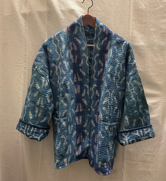 Delhi O10 cotton blockprint kimono In.