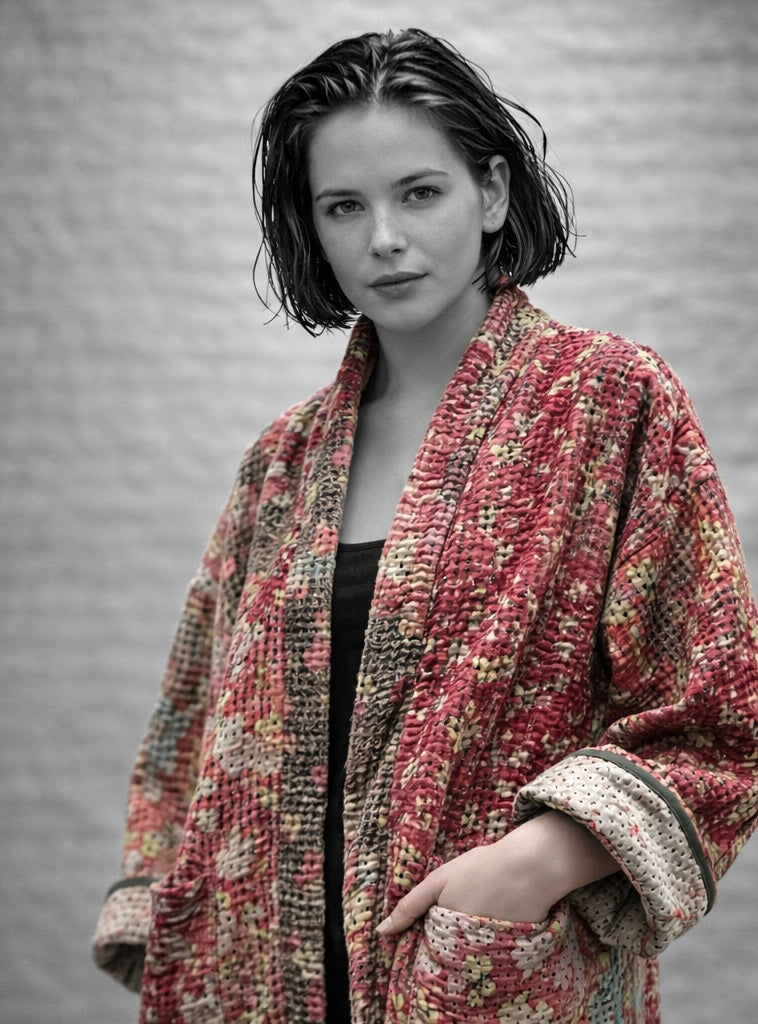 Delhi O6 cotton kimono In.