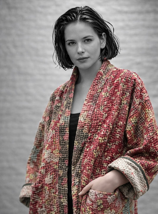 Delhi O6 cotton kimono In.