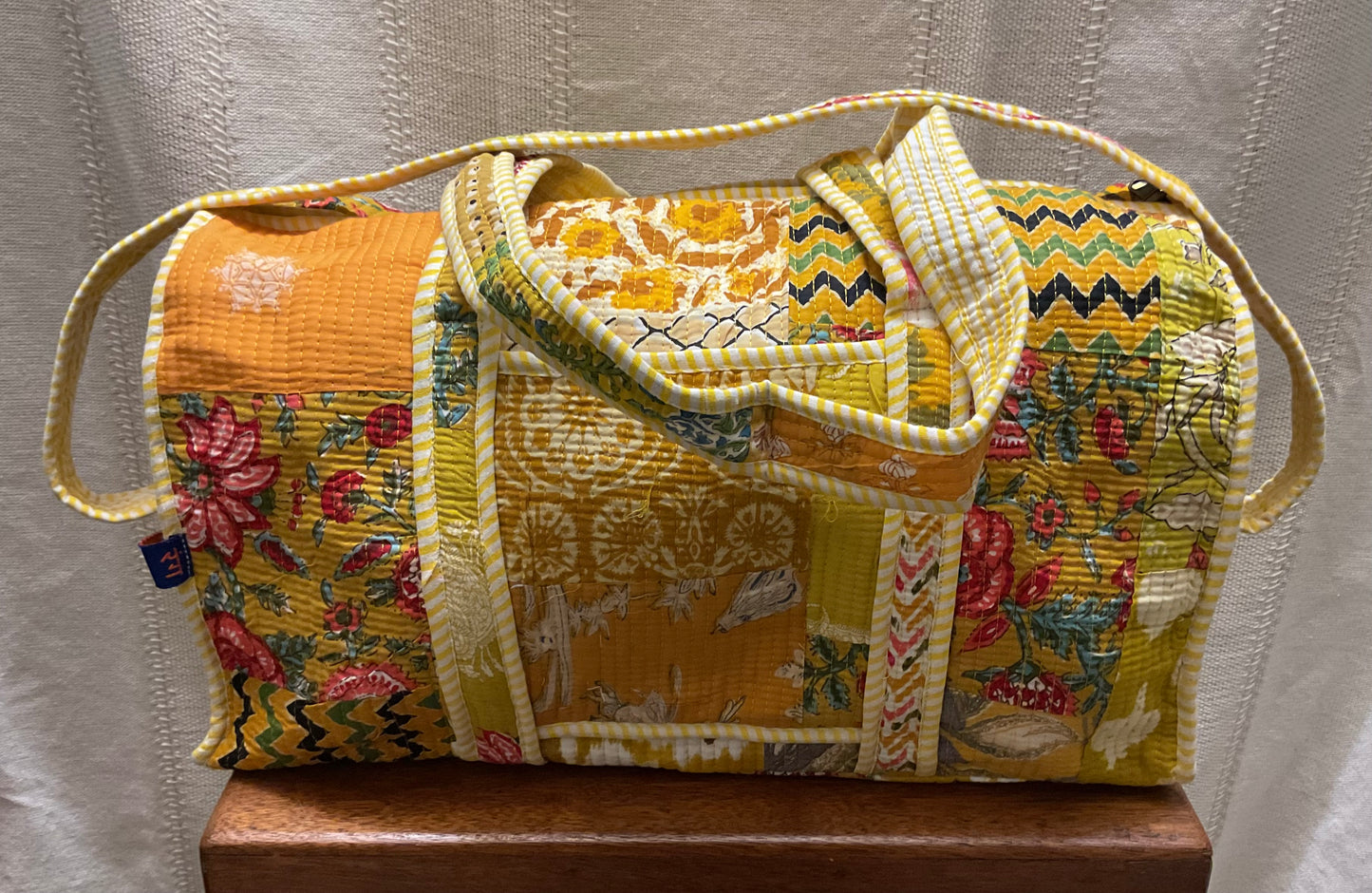 Durgapur O1 yellow duffelbag In.