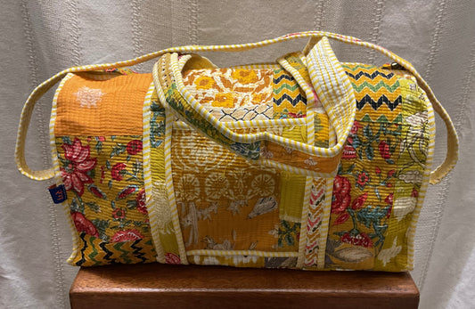 Durgapur O1 yellow duffelbag In.