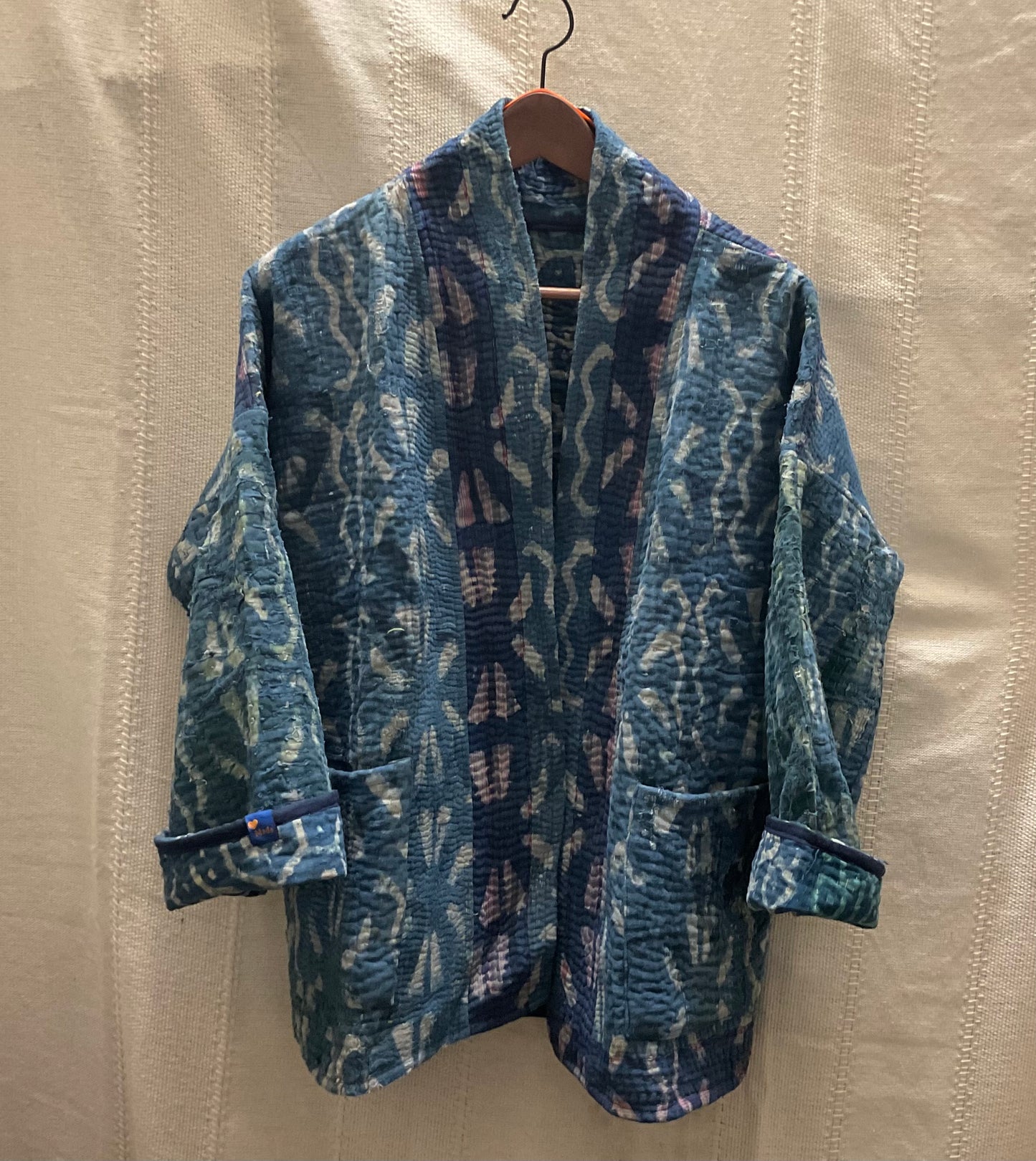 Delhi O10 cotton blockprint kimono In.