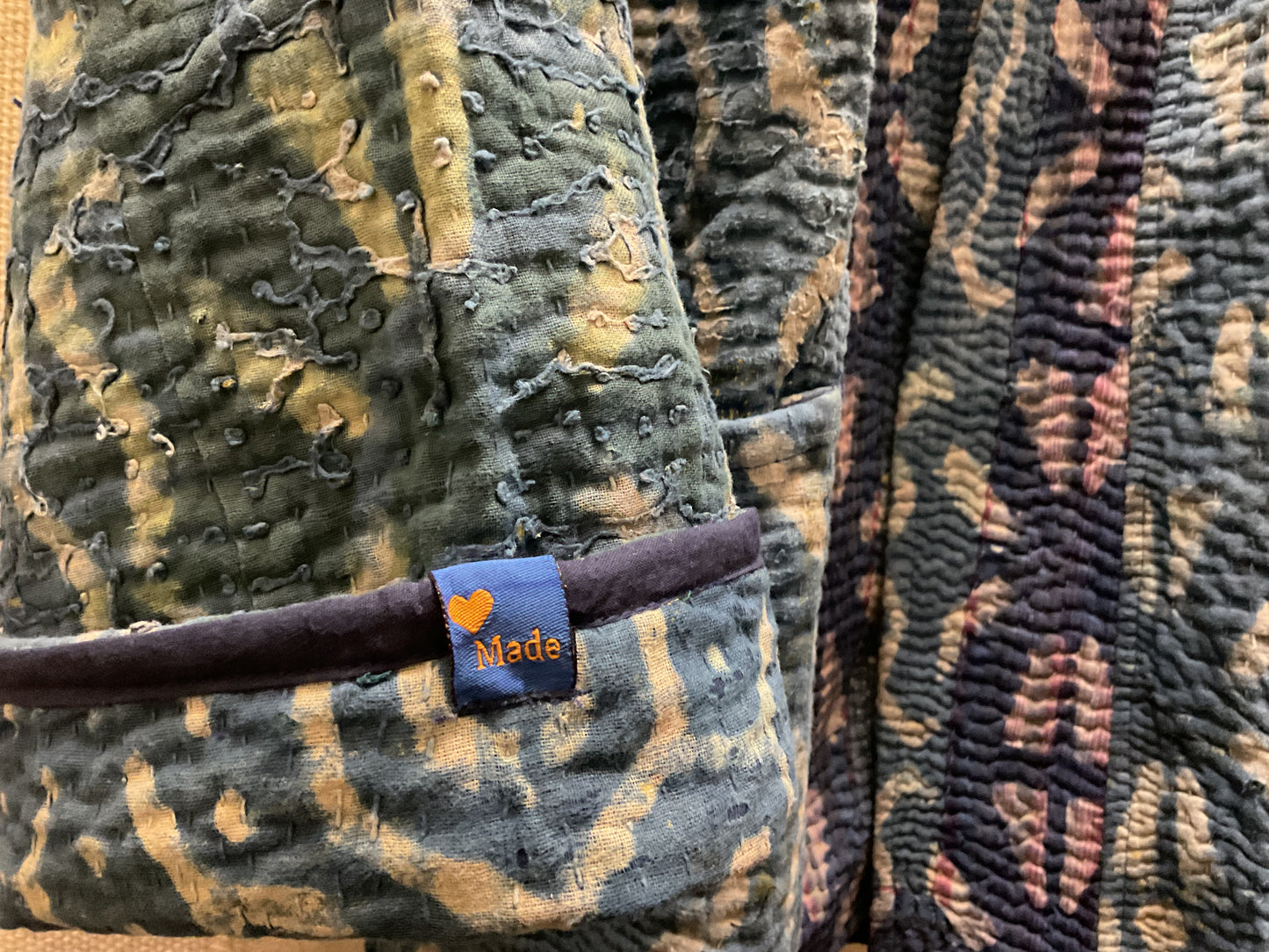 Delhi O10 cotton blockprint kimono In.