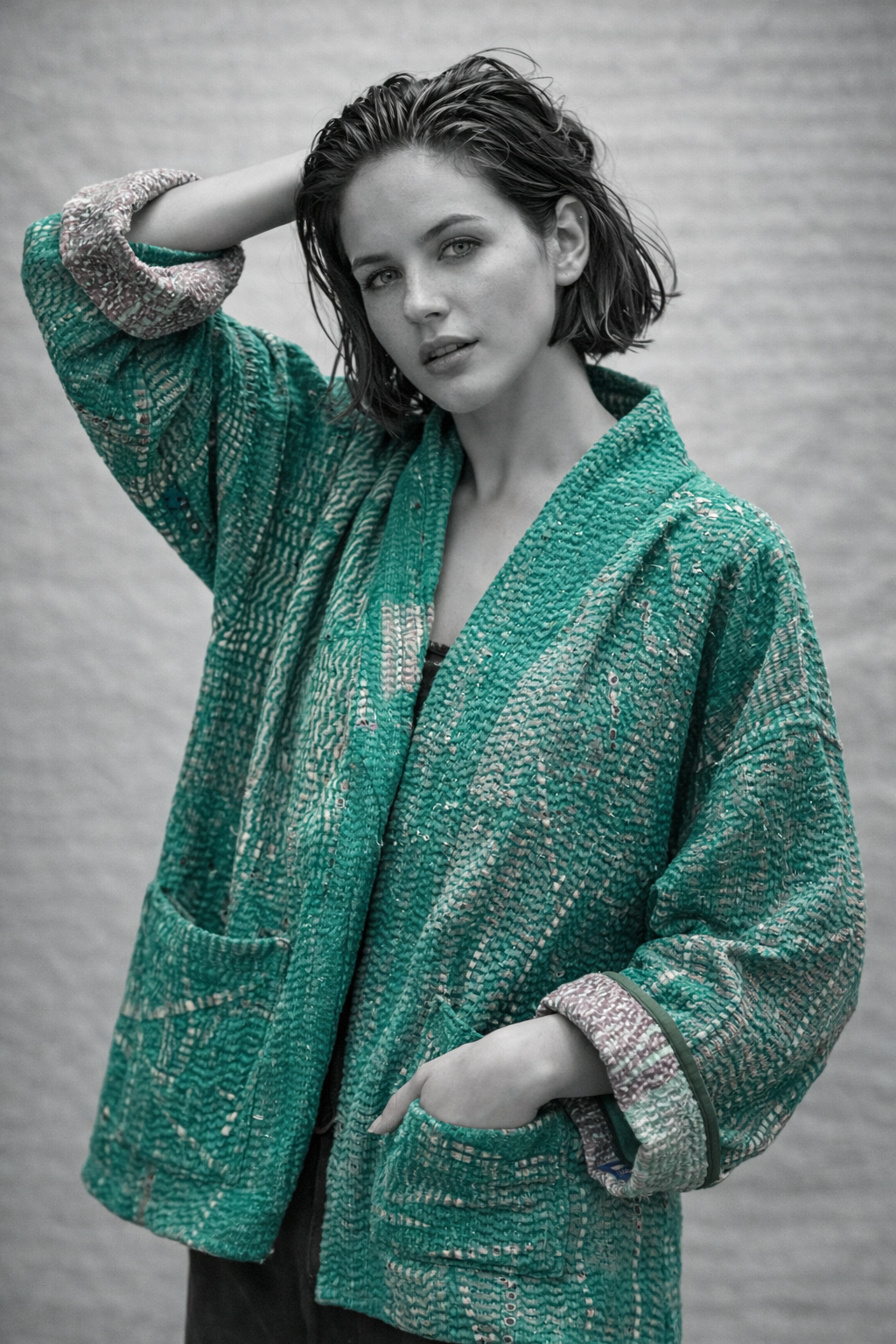 Delhi O2 cotton kimono In.