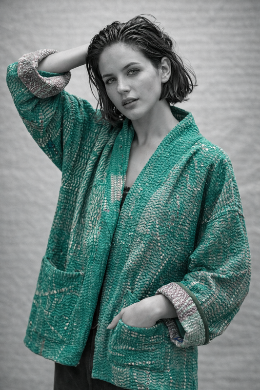 Delhi O2 cotton kimono In.