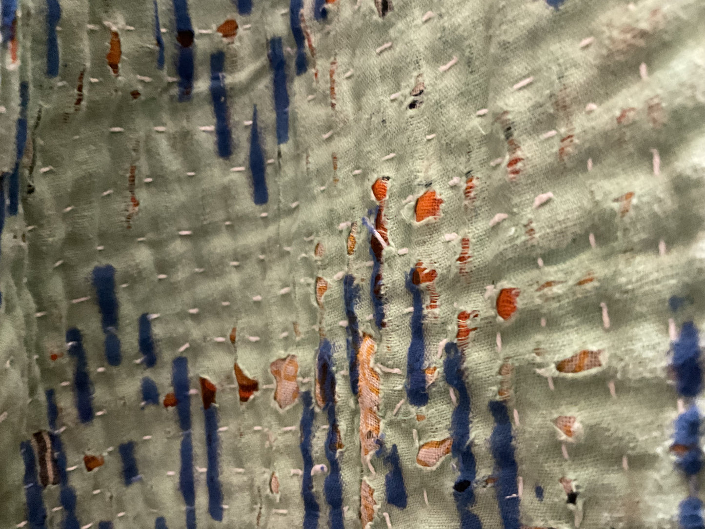 Delhi O13 cotton block print kimono.