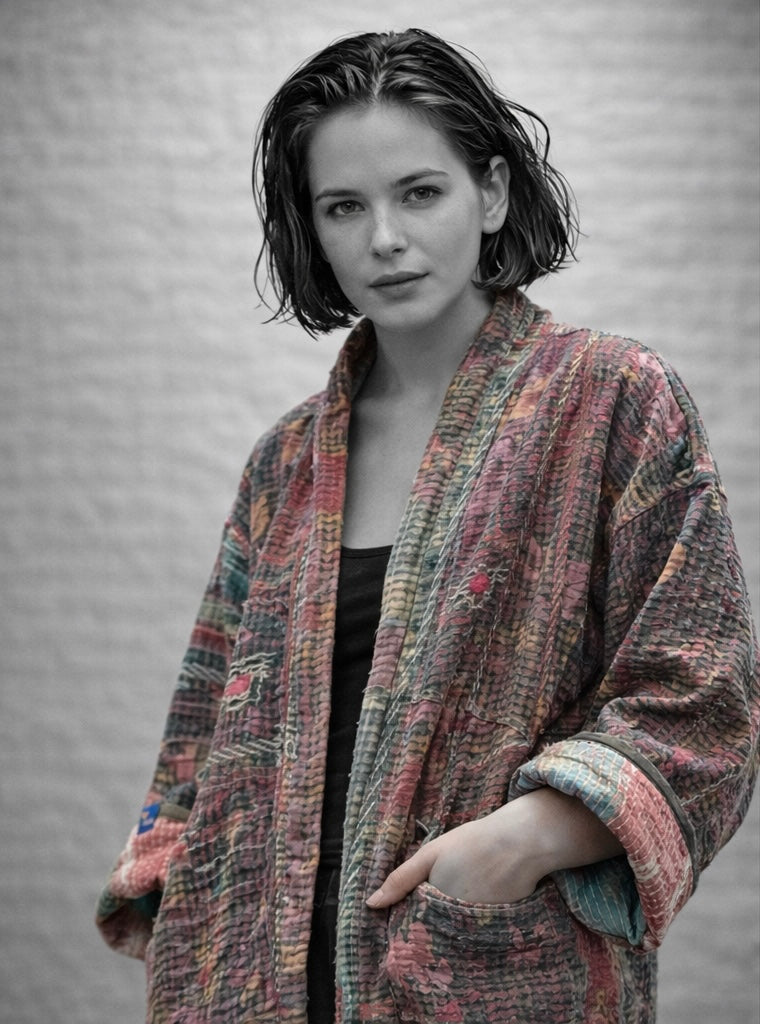 Delhi O4 cotton kimono In.