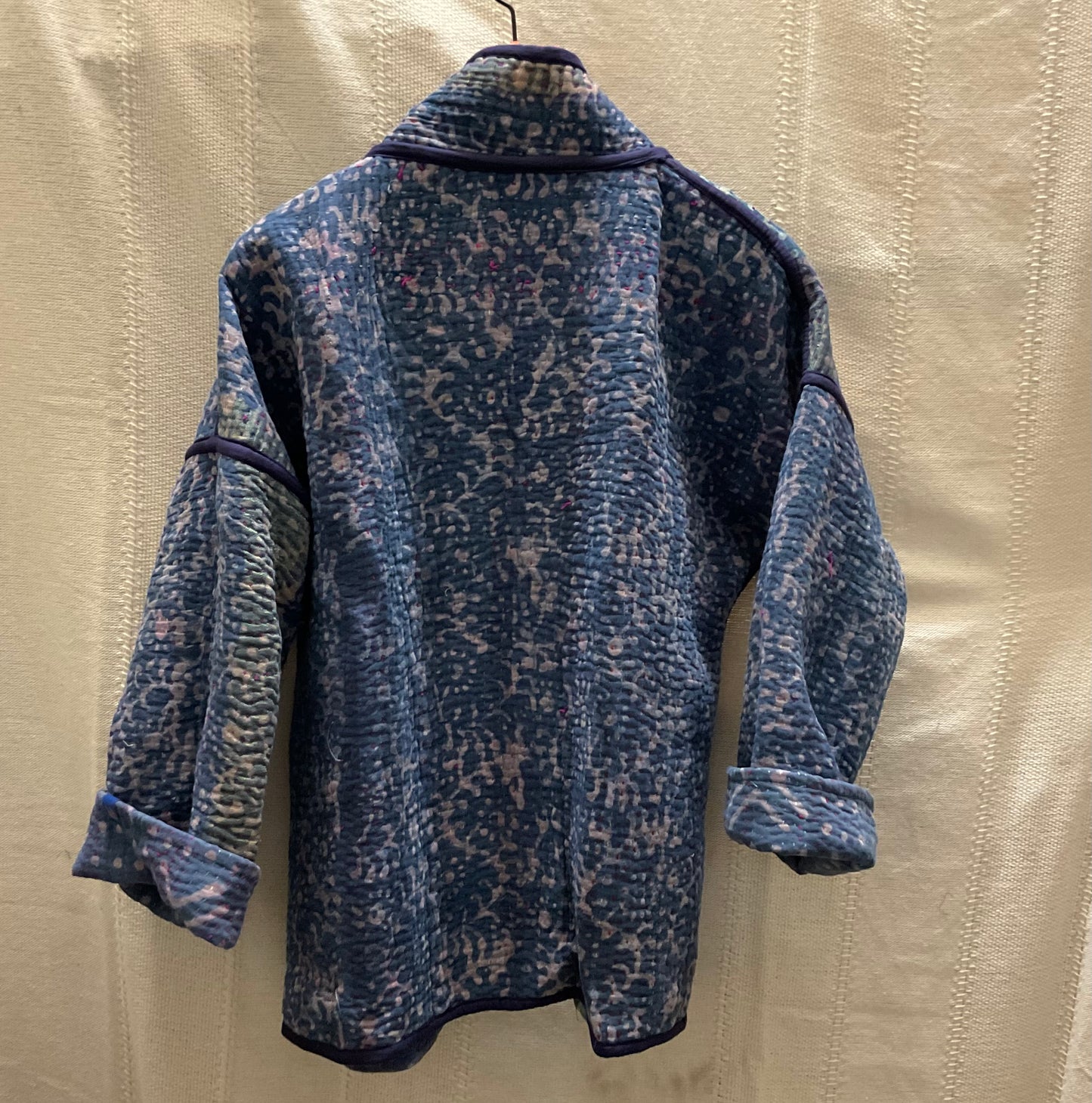 Kimono en coton imprimé au bloc Delhi O7 In.