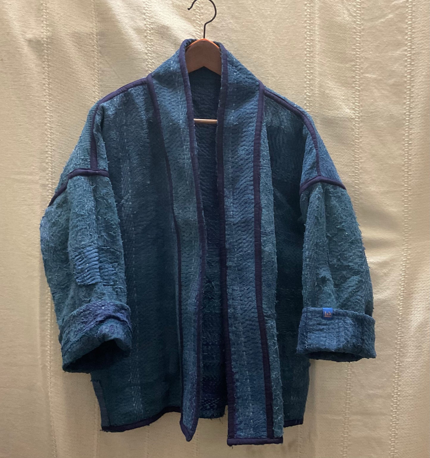 Delhi O12 indigo cotton kimono In.