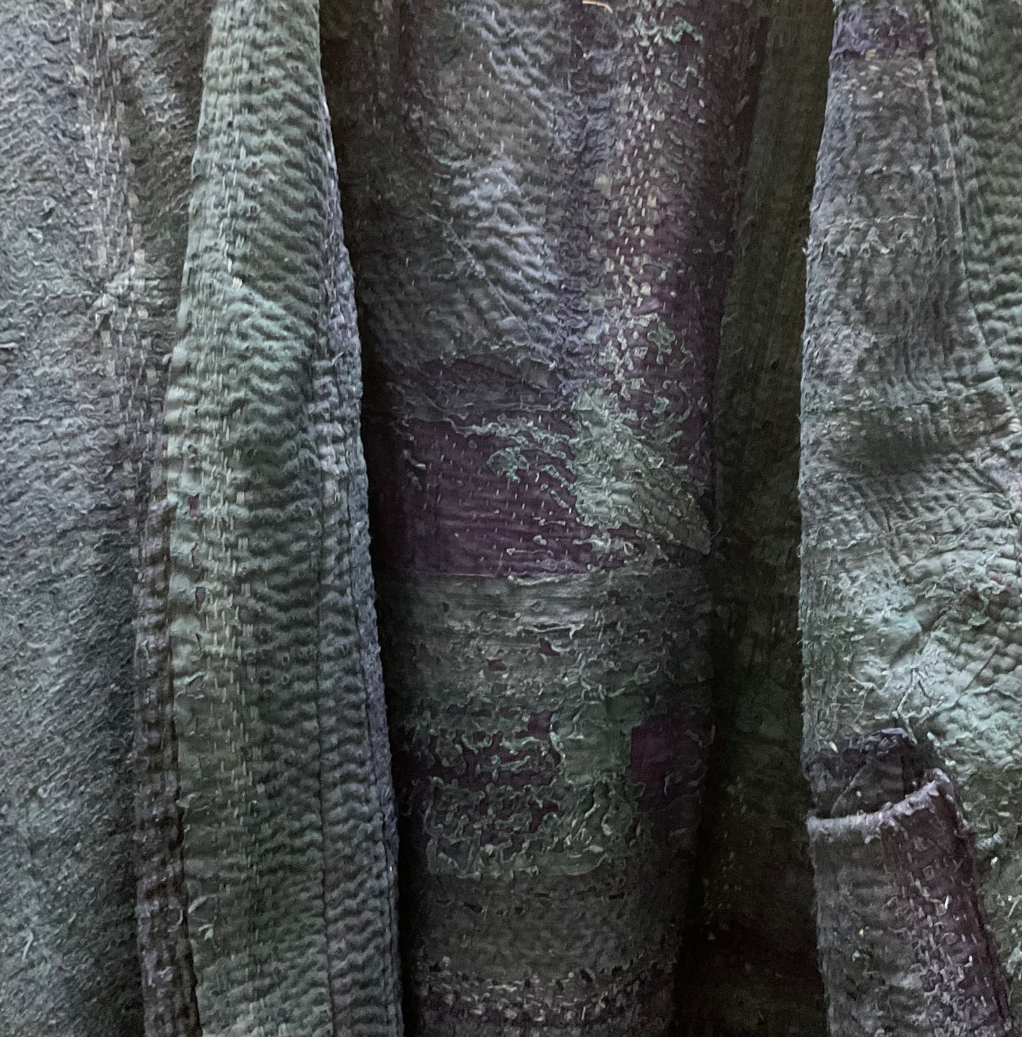 Delhi O12 indigo cotton kimono In.