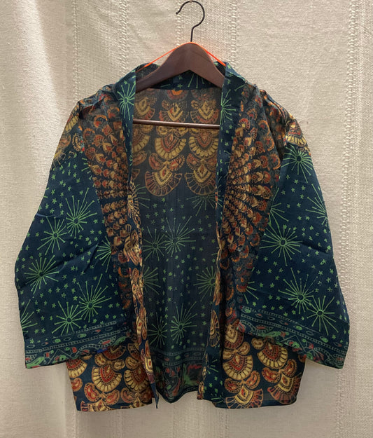 Rajkot O13 cotton kimono blouse In.