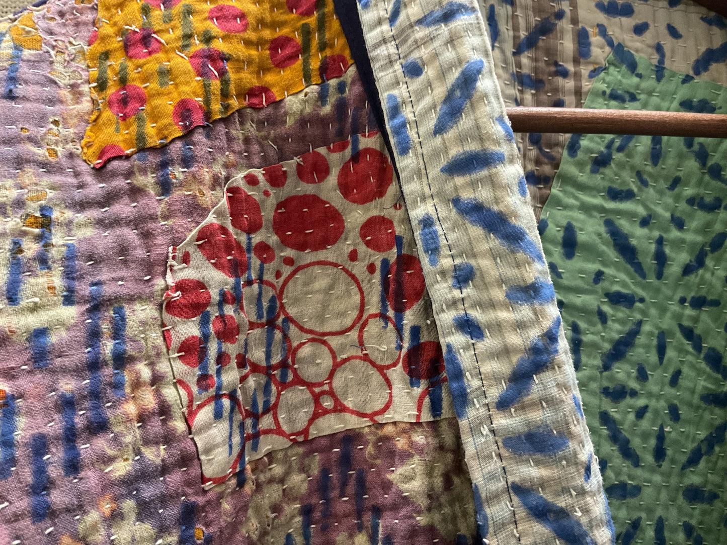 Delhi O13 cotton block print kimono.